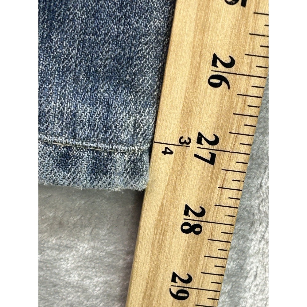 Guess Y2K Jeans Womens Sz 26 Blue Bootcut Western Cowgirl Boho Low Rise Denim - Picture 12 of 14